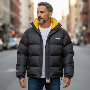 Rare VTG Bear USA Extreme Weather Reversible Duck Down Puffer Jacket Size 2XL